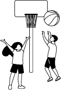Asset 19 illustration of kids playing basketball