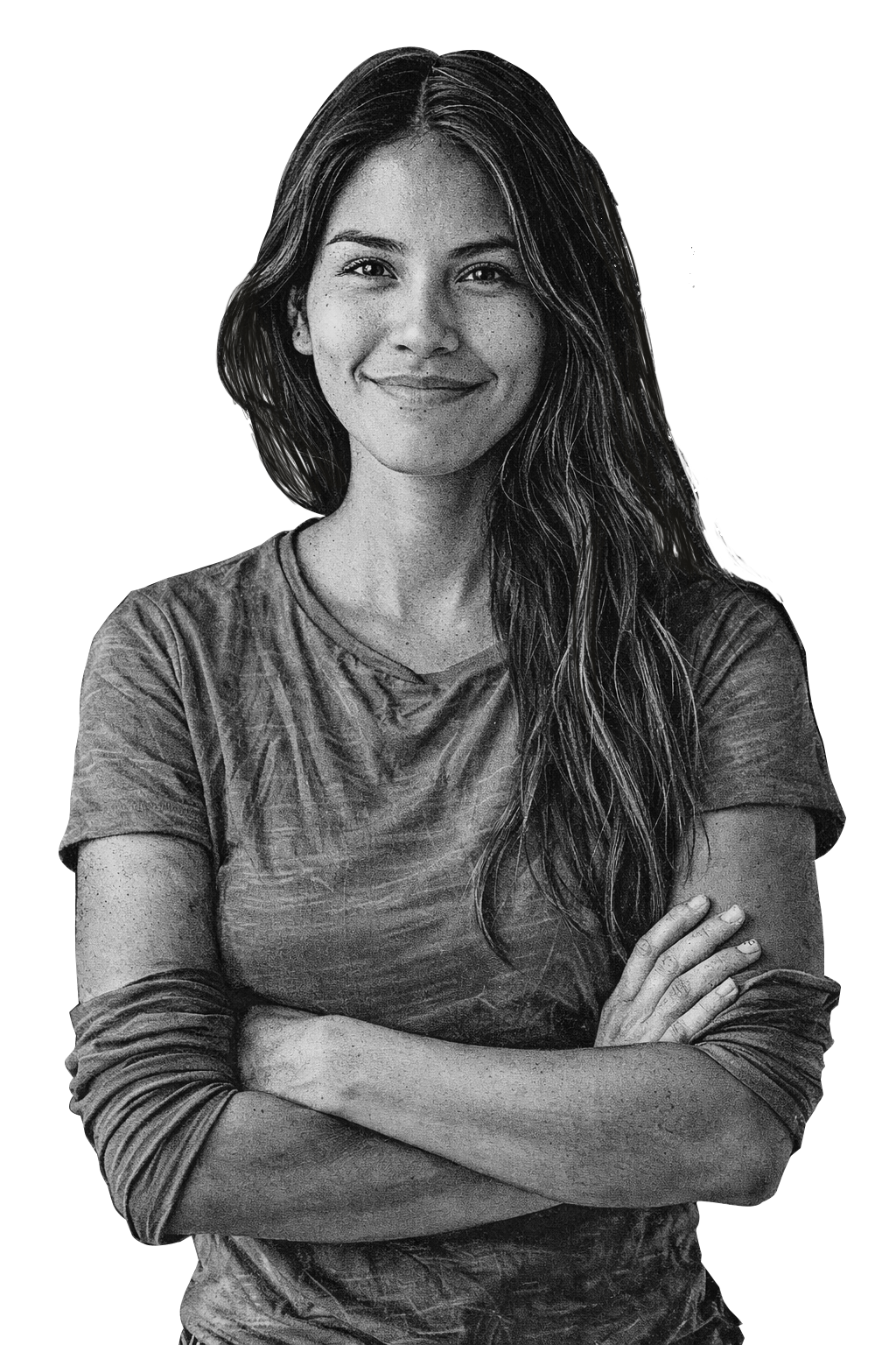 woman with arms crossed